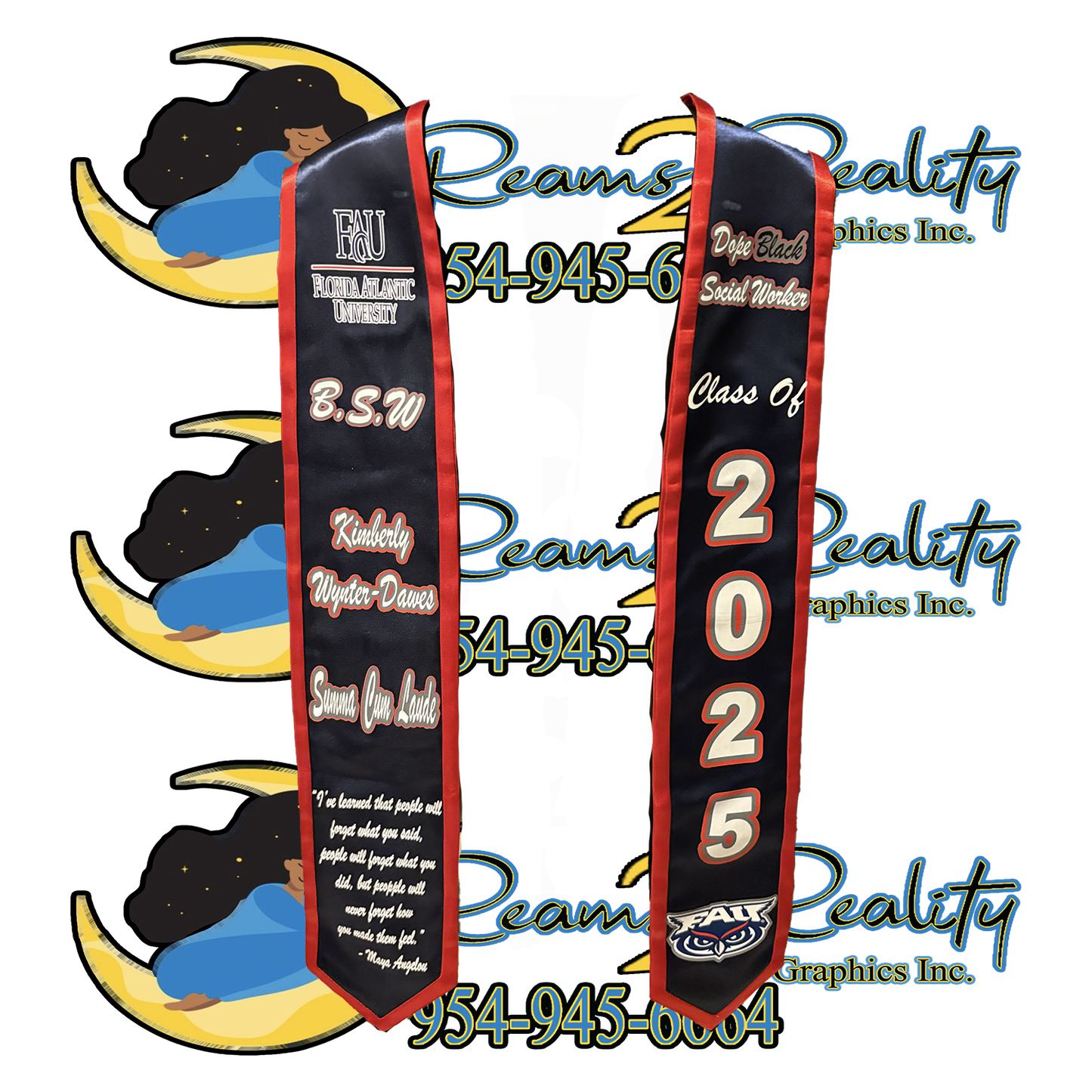 Customized Graduation Stoles