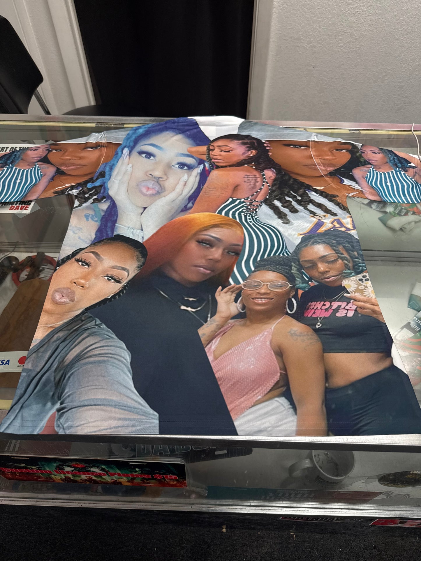 Short Sleeve T-shirt - AllOver Clustered - Personalized - Front & Back Only