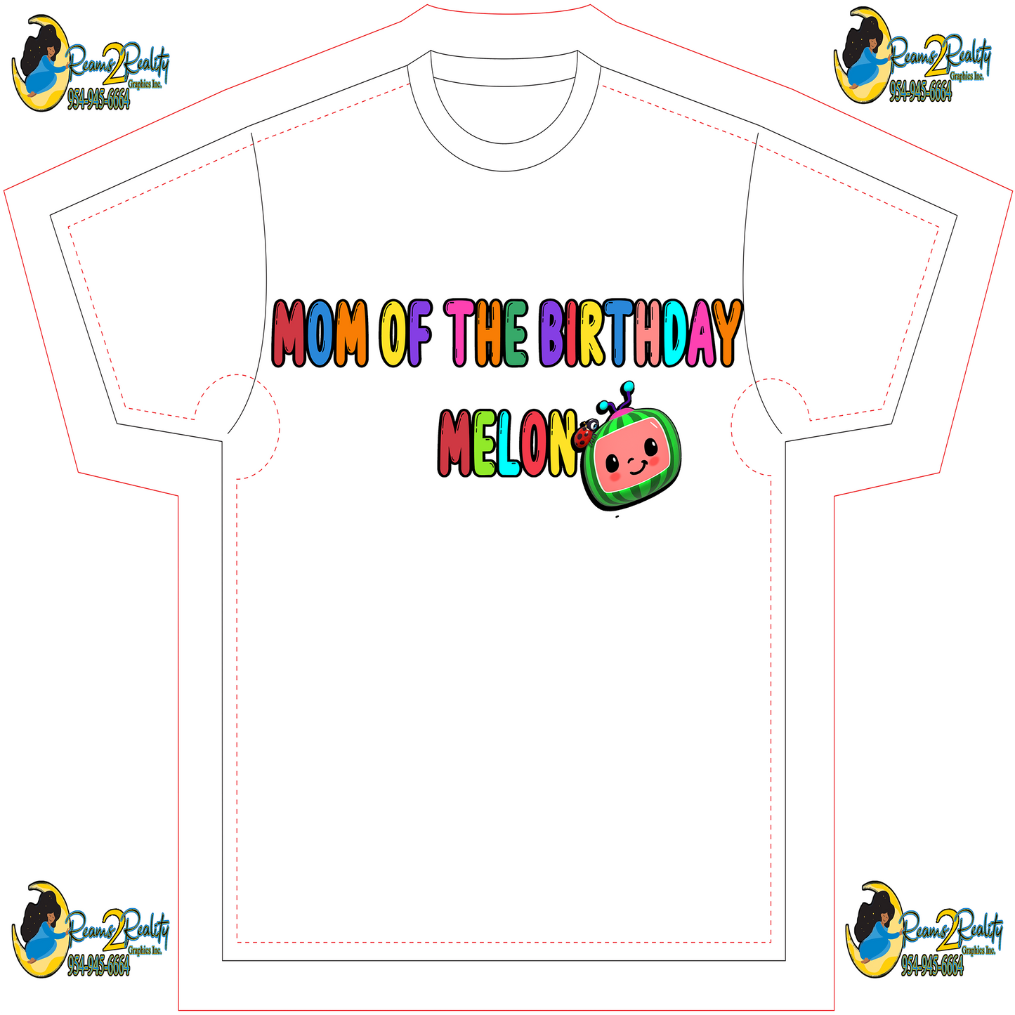 Short Sleeve T-shirt - Regular - Personalized - Front & Back